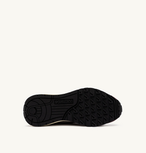 Reelwind Sneakers In Taupe Nylon And Suede