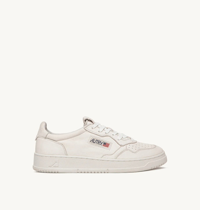 Sneakers Medalist in Super Soft White Nappa
