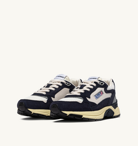 Hyperway Sneakers In Blue And Silver