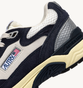 Hyperway Sneakers In Blue And Silver