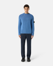Load image into Gallery viewer, Navy Blue Regular-Fit Chino Trousers
