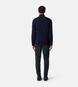 Navy Blue Cargo Trousers