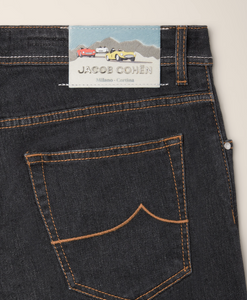Bard 5 Pocket Jeans in Black Stretch Denim