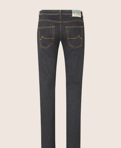 Bard 5 Pocket Jeans in Black Stretch Denim