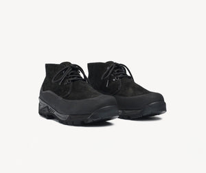 Asiago Black Hairy Suede M