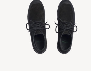 Asiago Black Hairy Suede M