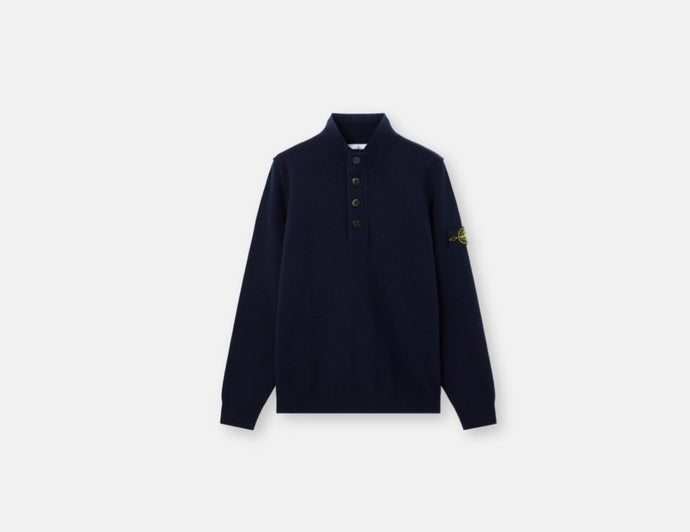 Half-zip Jumper Navy Blue