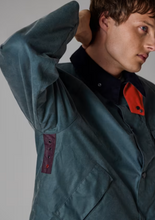 Load image into Gallery viewer, Paul Smith loves Barbour - Slate Transport Wax Jacket
