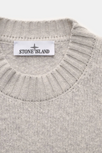 Load image into Gallery viewer, Crew Neck Jumper &#39;Fancy Yarn&#39; Light Grey
