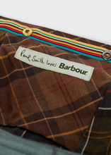Load image into Gallery viewer, Paul Smith loves Barbour - Dark Slate Waxed Hood

