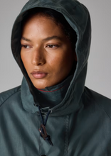 Load image into Gallery viewer, Paul Smith loves Barbour - Dark Slate Waxed Hood
