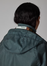 Load image into Gallery viewer, Paul Smith loves Barbour - Dark Slate Waxed Hood
