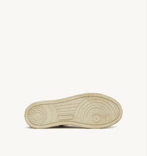 Load image into Gallery viewer, Sneakers Medalist Super Vintage In White And Silver Leather And Lizard Suede

