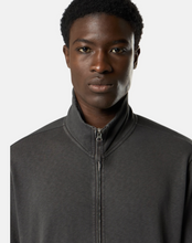 Load image into Gallery viewer, Zip-Up Track Jacket Charcoal Grey

