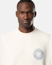 Load image into Gallery viewer, Crew neck sweatshirt 'Print' Ivory

