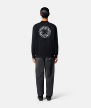 Load image into Gallery viewer, Crew neck sweatshirt 'Print' Black
