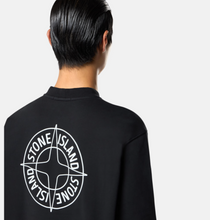 Load image into Gallery viewer, Crew neck sweatshirt 'Print' Black
