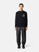 Load image into Gallery viewer, Crew neck sweatshirt 'Print' Black
