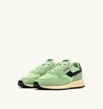 Load image into Gallery viewer, Reelwind Sneakers In Pistachio And Black Nylon And Suede
