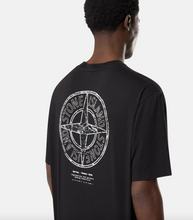 Load image into Gallery viewer, T-Shirt ‘Stone’ print Black
