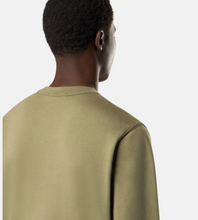 Load image into Gallery viewer, Crew neck sweatshirt 'Seasonal Pocket' Military Green

