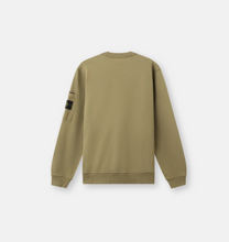 Load image into Gallery viewer, Crew neck sweatshirt 'Seasonal Pocket' Military Green
