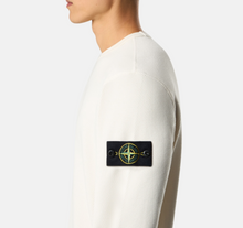 Load image into Gallery viewer, Mesh Stitch Organic Cotton Fleece Ivory
