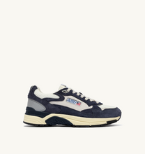Load image into Gallery viewer, Hyperway Sneakers In Space Blue And Silver Mesh And Suede
