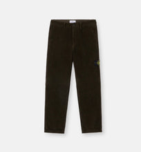 Load image into Gallery viewer, Logo-Appliquéd Wide-Leg Cotton-Corduroy Trousers Brown
