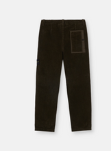 Load image into Gallery viewer, Logo-Appliquéd Wide-Leg Cotton-Corduroy Trousers Brown
