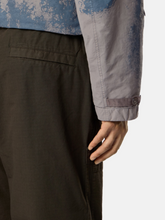 Load image into Gallery viewer, Wide-Leg Cotton-Ripstop Cargo Trousers Brown
