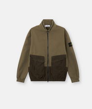Load image into Gallery viewer, Overshirt  In Organic Panama Cotton Military Green

