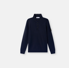 Load image into Gallery viewer, Half-zip Jumper Navy Blue
