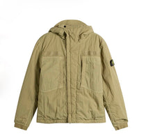 Load image into Gallery viewer, Warp Rib Nylon-TC Hooded Jacket Laurel Green
