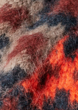 Load image into Gallery viewer, Dark Red Fair Isle Wool-Alpaca Sweater
