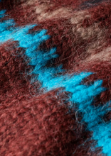 Load image into Gallery viewer, Dark Red Fair Isle Wool-Alpaca Sweater
