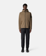 Load image into Gallery viewer, Zip-Up Hooded Sweatshirt Military Green
