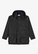 Load image into Gallery viewer, Barbour x A.P.C. Beaufort Waxed Jacket Dark Navy
