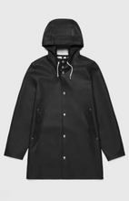 Load image into Gallery viewer, Black Stockholm Raincoat
