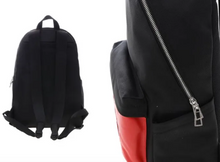 Load image into Gallery viewer, Men´s Black &#39;Good&#39; Motif Canvas Backpack
