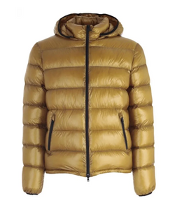 Yellow Quilted Jacket In 7 Den