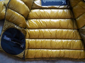 Yellow Quilted Jacket In 7 Den
