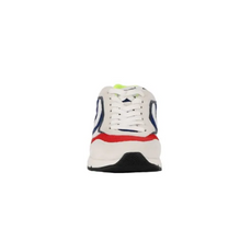 Load image into Gallery viewer, White-Blue-Red Sneakers In Leather and Nylon
