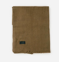 Load image into Gallery viewer, Olive Pashmina Wool Scarf
