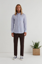 Load image into Gallery viewer, Blue Micro Check Button Down Shirt
