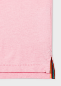 Pink 'Eye' Print Cotton T-Shirt