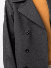 Load image into Gallery viewer, Grey Double Breasted Overcoat
