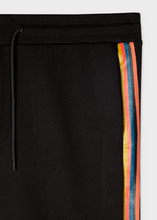 Load image into Gallery viewer, Black &#39;Painted Stripe&#39; Sweatpants
