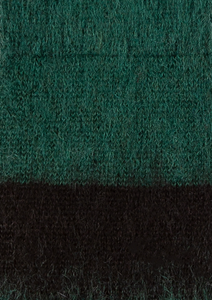 Green And Black Mohair-Blend Socks