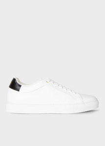 White Leather 'Basso' Trainers